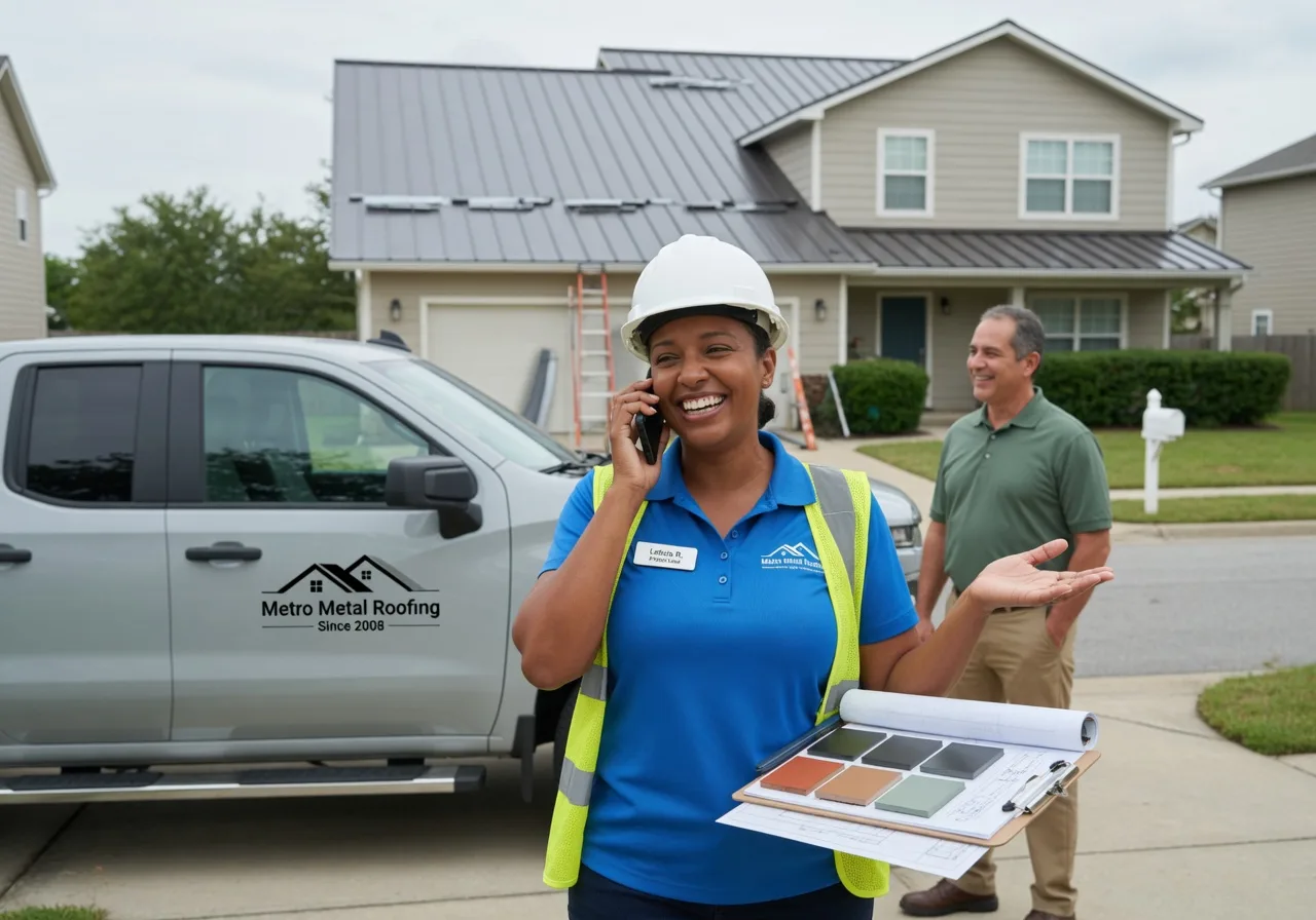 Storm Damage Metal Roof Repair in Karns City, PA